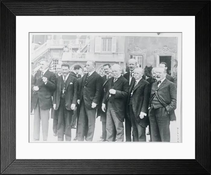 Framed Print : Lloyd George Posing with Colleagues Framed Print : Lloyd George Posing with Colleagues