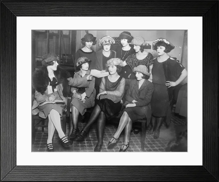 Framed Print : Royal Order of Flappers Framed Print : Royal Order of Flappers