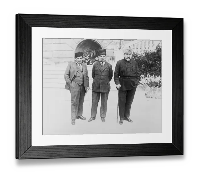 Framed Print : Portrait of Russian Delegates Framed Print : Portrait of Russian Delegates
