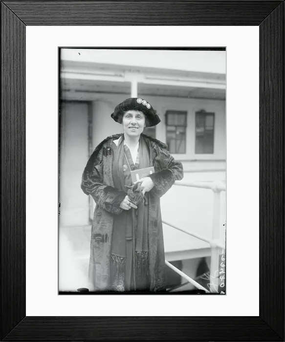 Framed Print : Portrait of A. Maude Royden Framed Print : Portrait of A. Maude Royden