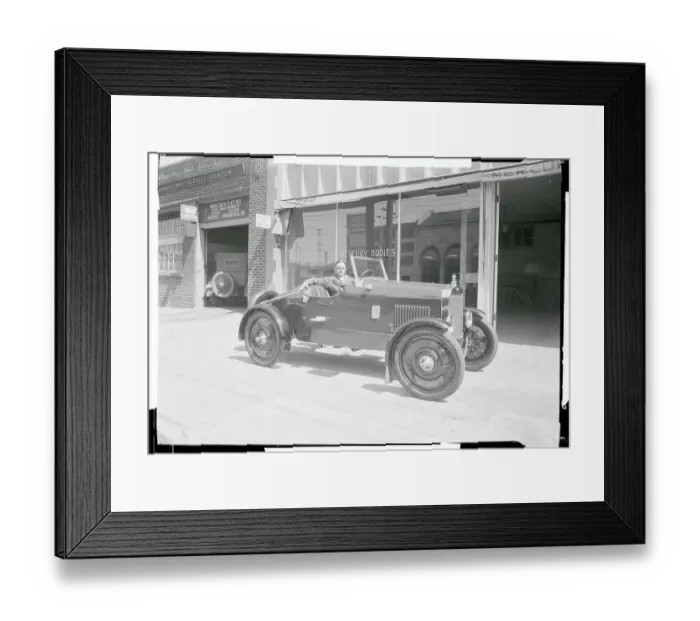 Framed Print : View of New Classy Body over Ford Chassis