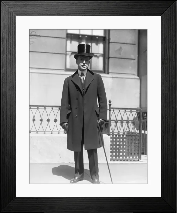Framed Print : Portrait of John D. Rockefeller Jr Framed Print : Portrait of John D. Rockefeller Jr