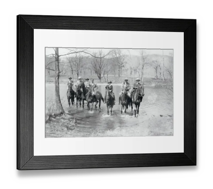 Framed Print : People Horseback Riding Framed Print : People Horseback Riding