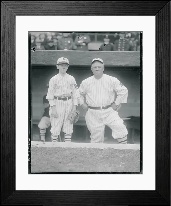 Framed Print : John McGraw with Arthur McQuade Framed Print : John McGraw with Arthur McQuade