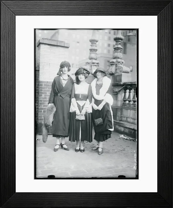 Framed Print : Portrait of Three Women Framed Print : Portrait of Three Women