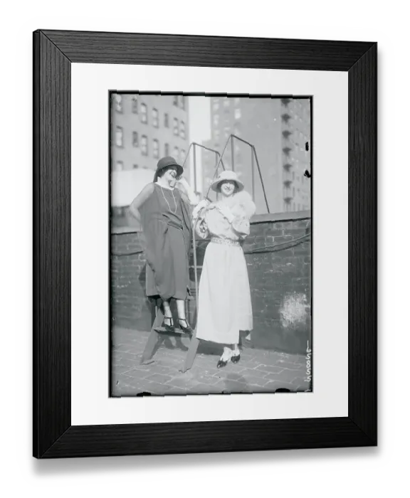 Framed Print : Portrait of Two Women Framed Print : Portrait of Two Women