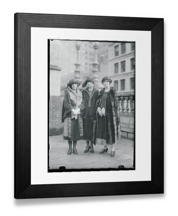 Framed Print : Portrait of Three Women Framed Print : Portrait of Three Women