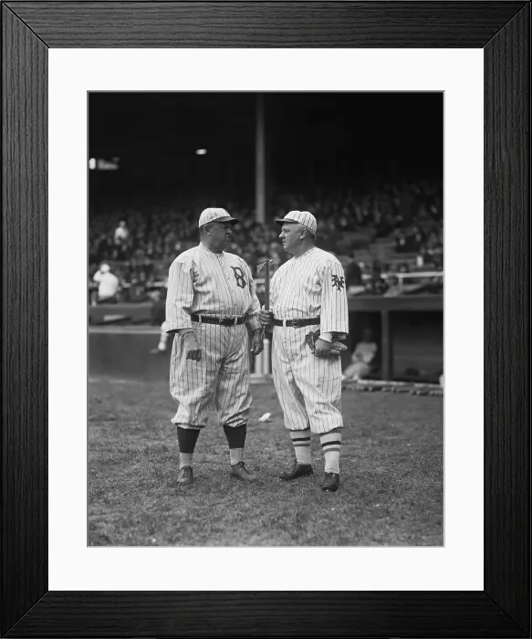 Framed Print : John McGraw Holding a Hatchet Framed Print : John McGraw Holding a Hatchet