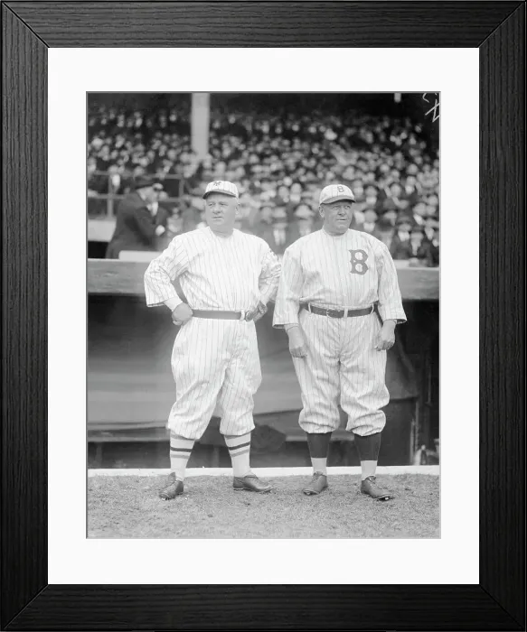 Framed Print : John McGraw with Wilbert Robinson Framed Print : John McGraw with Wilbert Robinson