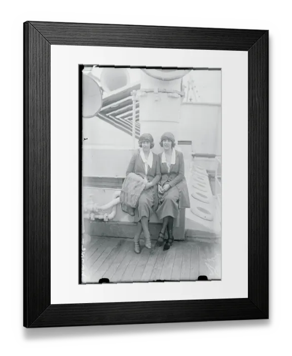 Framed Print : Portrait of Two Sisters Framed Print : Portrait of Two Sisters