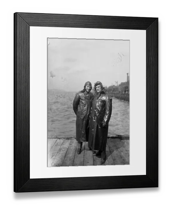 Framed Print : Portrait of Two Men Framed Print : Portrait of Two Men