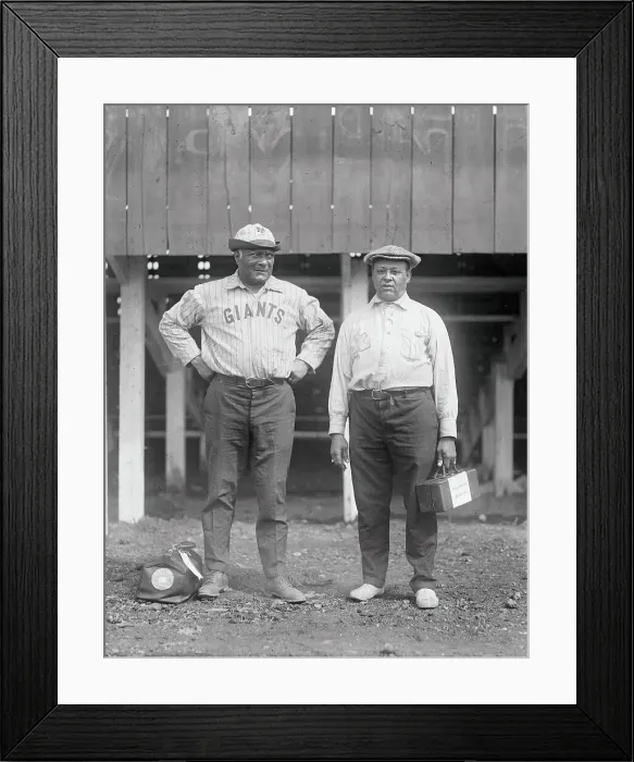 Framed Print : Ed Macal with William Buckner Framed Print : Ed Macal with William Buckner