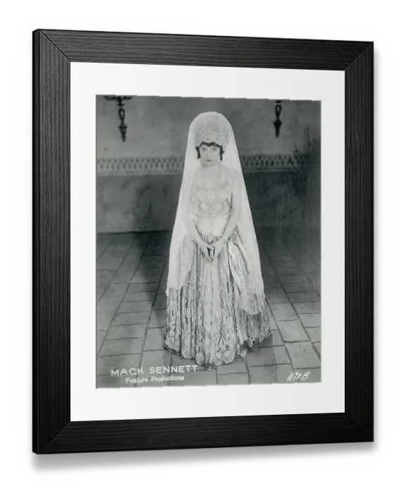Framed Print : Portrait of Mabel Normand