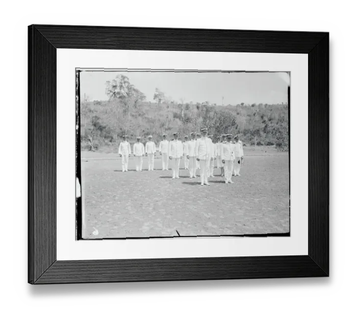 Framed Print : Admiral McDonald with His Staff of Officers Framed Print : Admiral McDonald with His Staff of Officers