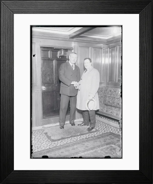 Framed Print : Arthur Conan Doyle Meeting U.S. Justice Framed Print : Arthur Conan Doyle Meeting U.S. Justice