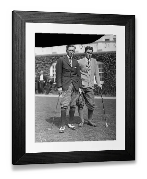 Framed Print : Jock Hutchinson and Johnny Farrell Framed Print : Jock Hutchinson and Johnny Farrell