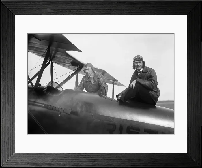 Framed Print : Roald Amundsen and Oskar Omdal in Katrina Framed Print : Roald Amundsen and Oskar Omdal in Katrina