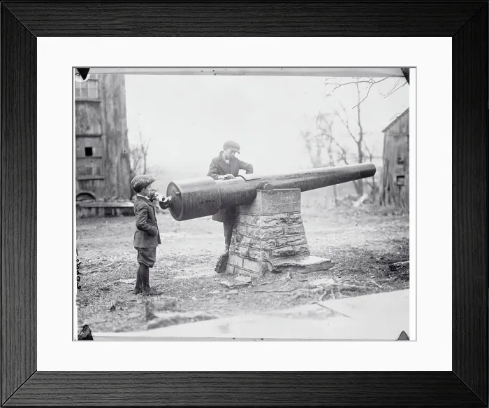 Framed Print : Military Cannon