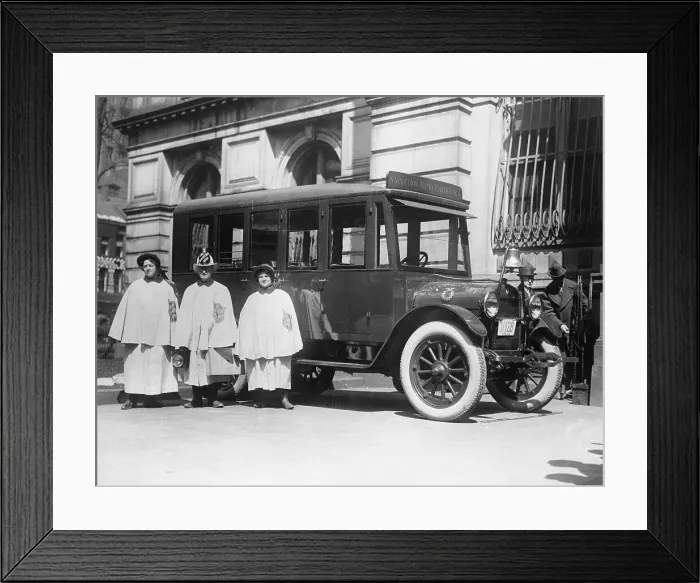 Framed Print : Salvation Army Lunch Truck for Firefighters Framed Print : Salvation Army Lunch Truck for Firefighters