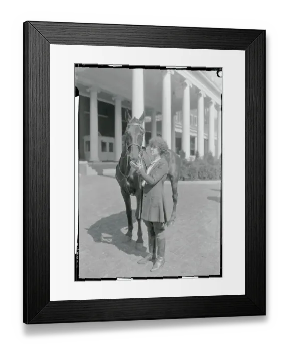 Framed Print : Woman with Her Horse Framed Print : Woman with Her Horse