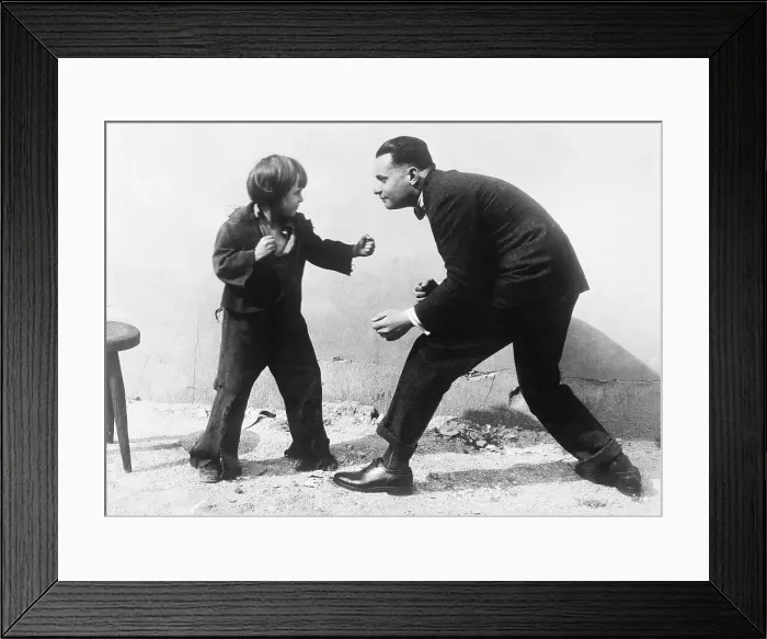 Framed Print : Jackie Coogan and Prince Mohammed-Ali Framed Print : Jackie Coogan and Prince Mohammed-Ali