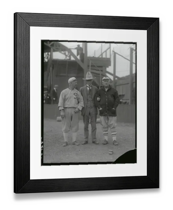 Framed Print : Judge Landis Wears Official Texas Hat Framed Print : Judge Landis Wears Official Texas Hat