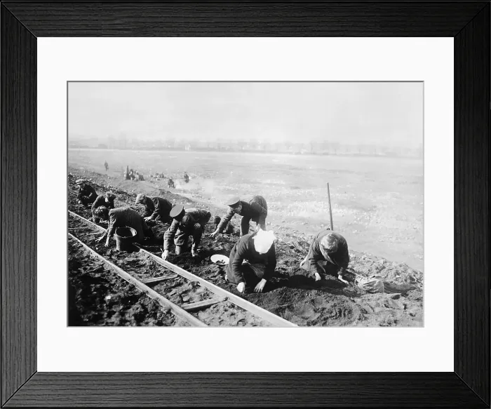 Framed Print : Digging for Coal by Railroad Framed Print : Digging for Coal by Railroad