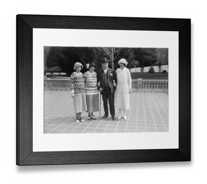 Framed Print : Senator Newberry with Socialites