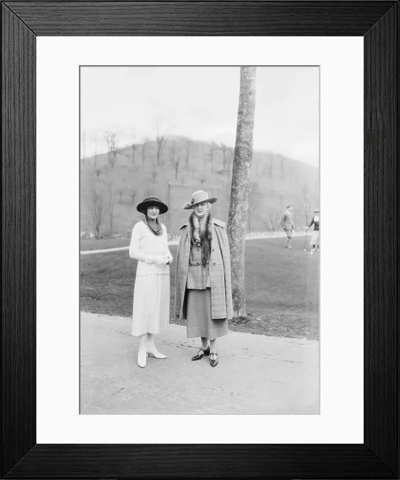 Framed Print : Society Women in Hot Springs, Virginia Framed Print : Society Women in Hot Springs, Virginia