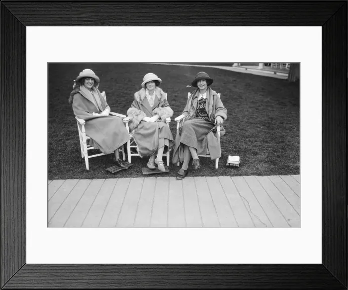 Framed Print : Socialite Roberta Willard with Friends Framed Print : Socialite Roberta Willard with Friends