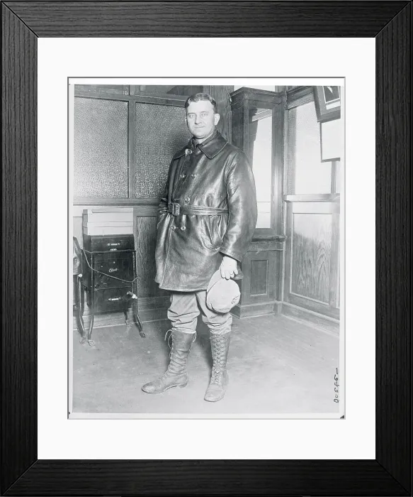 Framed Print : Governor James J. Blaine in Hiking Gear Framed Print : Governor James J. Blaine in Hiking Gear