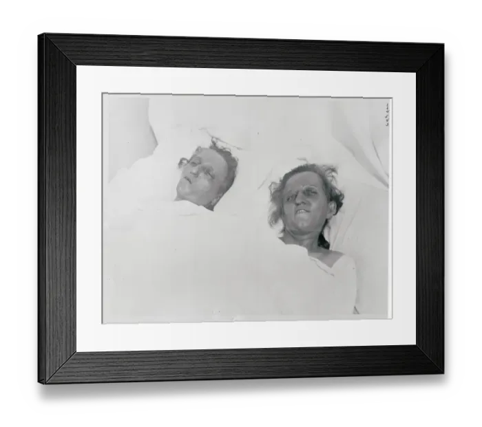 Framed Print : Portrait of Josefa and Rosa Blazek Framed Print : Portrait of Josefa and Rosa Blazek
