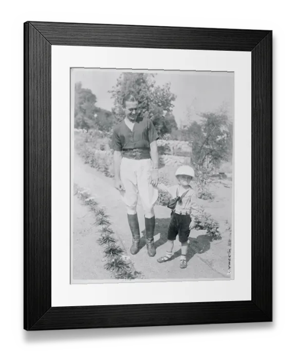 Framed Print : Father and His Son
