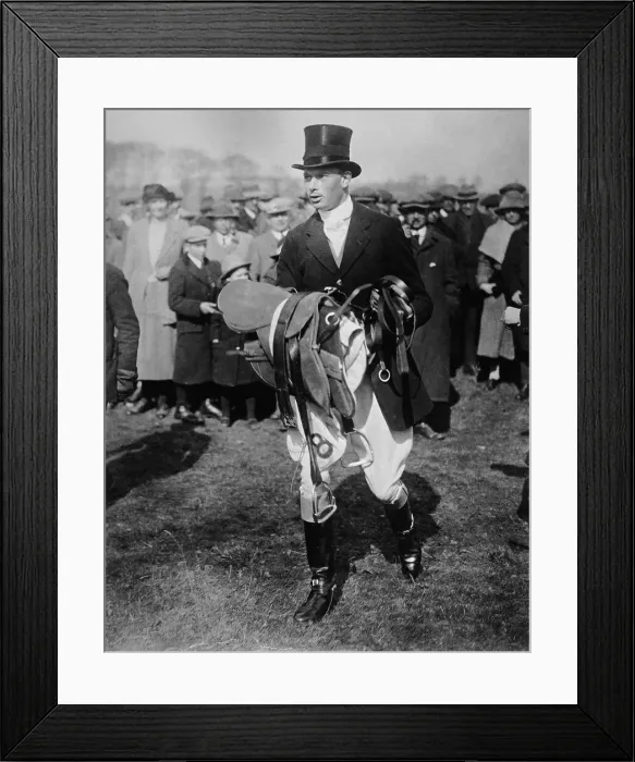 Framed Print : Prince Henry Carrying Saddle to Stables Framed Print : Prince Henry Carrying Saddle to Stables
