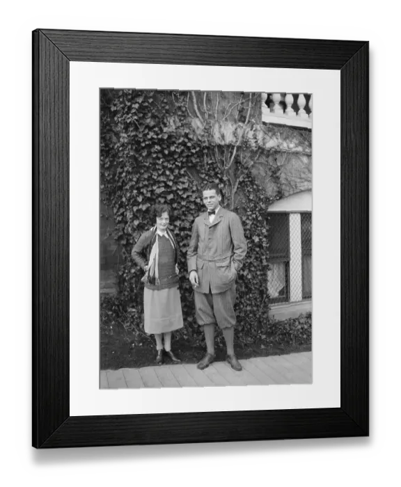 Framed Print : Newlyweds on Their Honeymoon in Hot Springs, Virginia Framed Print : Newlyweds on Their Honeymoon in Hot Springs, Virginia