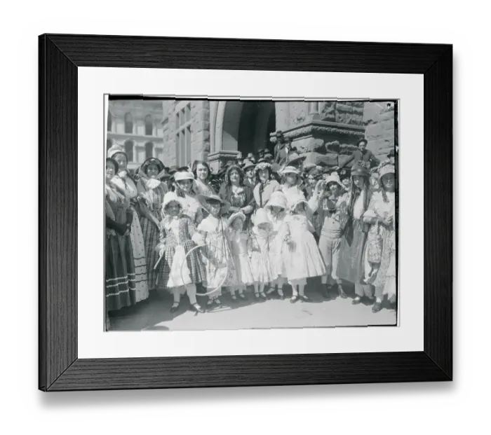 Framed Print : Family Members Gazing During St. Patrick's Day Contest Framed Print : Family Members Gazing During St. Patrick's Day Contest