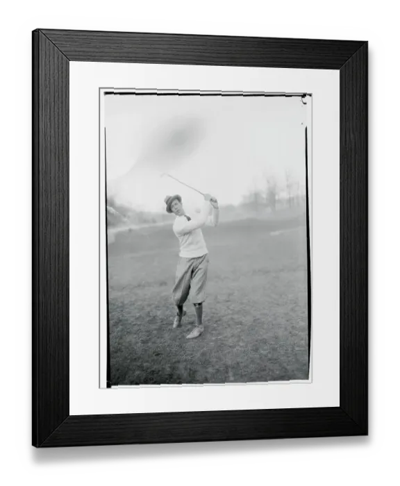 Framed Print : Man Playing Golf Framed Print : Man Playing Golf