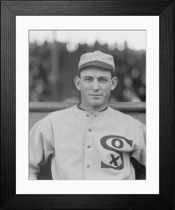 Framed Print : Baseball Player Charles Roberston in White Sox Uniform Framed Print : Baseball Player Charles Roberston in White Sox Uniform