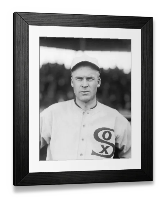 Framed Print : Baseball Player Earl Sheely in White Sox Uniform Framed Print : Baseball Player Earl Sheely in White Sox Uniform