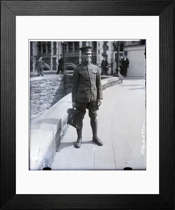 Framed Print : Emile Treville Holley in Cadet Uniform Framed Print : Emile Treville Holley in Cadet Uniform