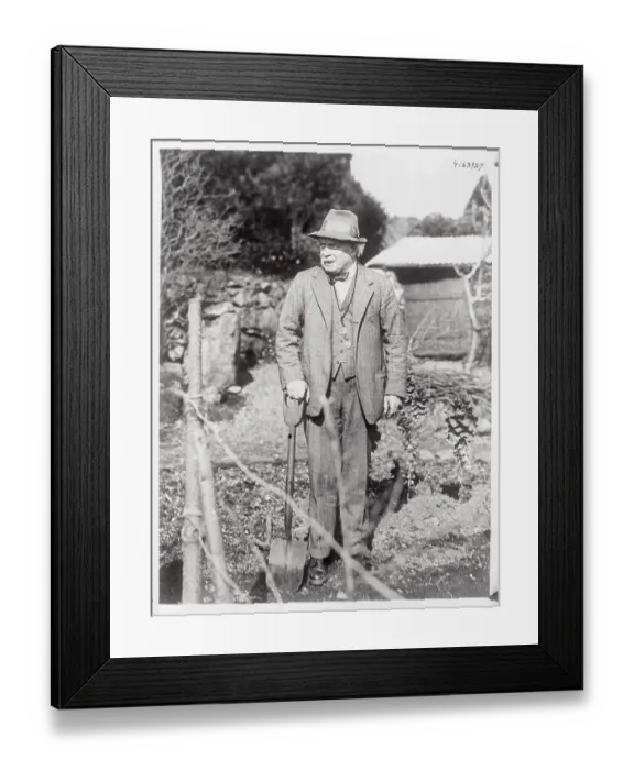 Framed Print : Prime Minister Lloyd George Resting Framed Print : Prime Minister Lloyd George Resting