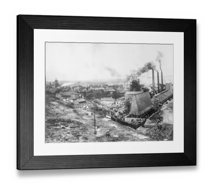 Framed Print : View of Smoking Factory Site Framed Print : View of Smoking Factory Site