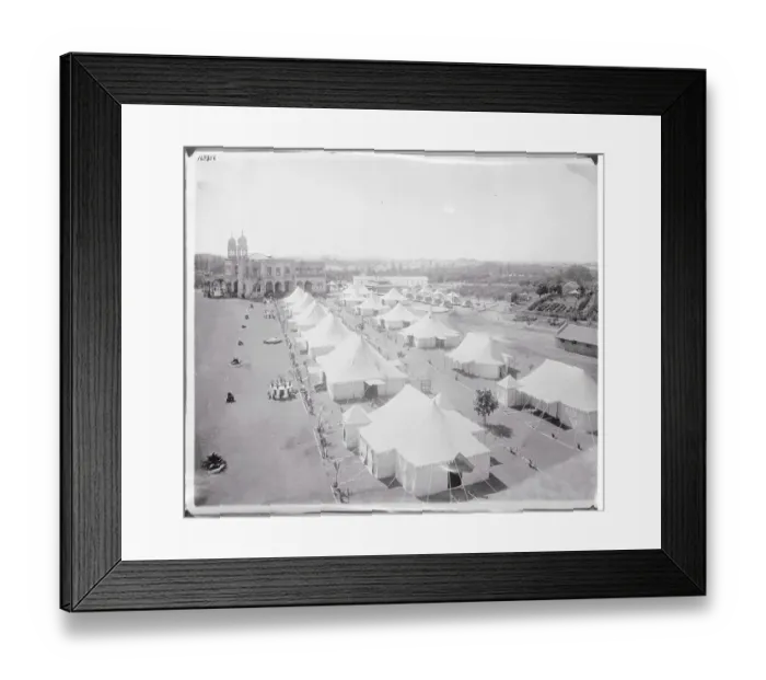 Framed Print : View of Tents Framed Print : View of Tents