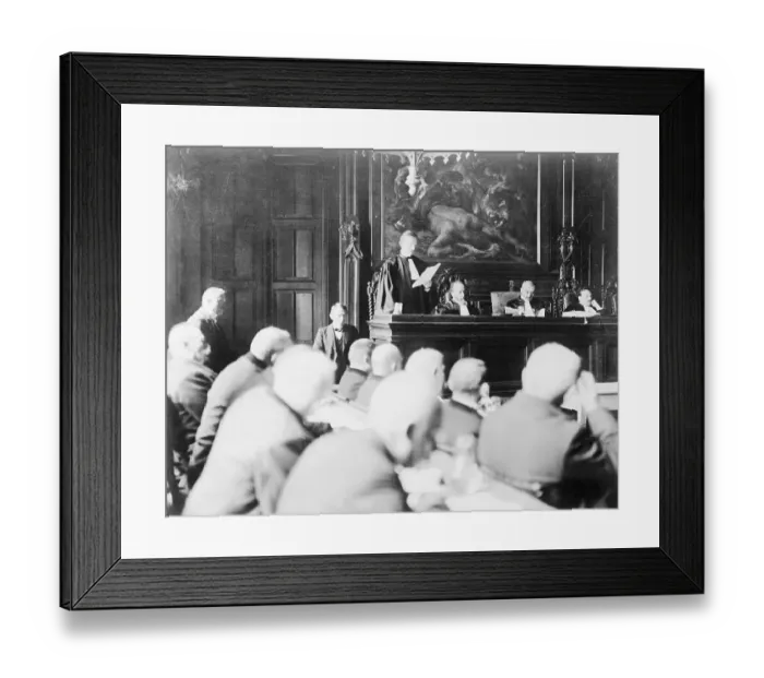 Framed Print : Jury Being Called Framed Print : Jury Being Called