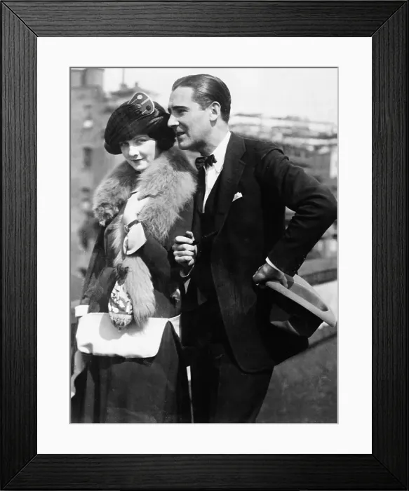 Framed Print : Portrait of Rex Ingram and Alice Terry Framed Print : Portrait of Rex Ingram and Alice Terry