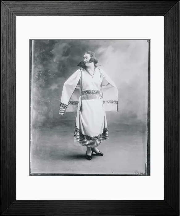 Framed Print : Woman Modeling Dress Framed Print : Woman Modeling Dress