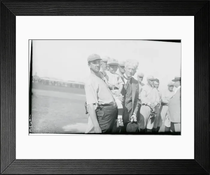 Framed Print : Keneshaw Landis with His Dodger Friends Framed Print : Keneshaw Landis with His Dodger Friends