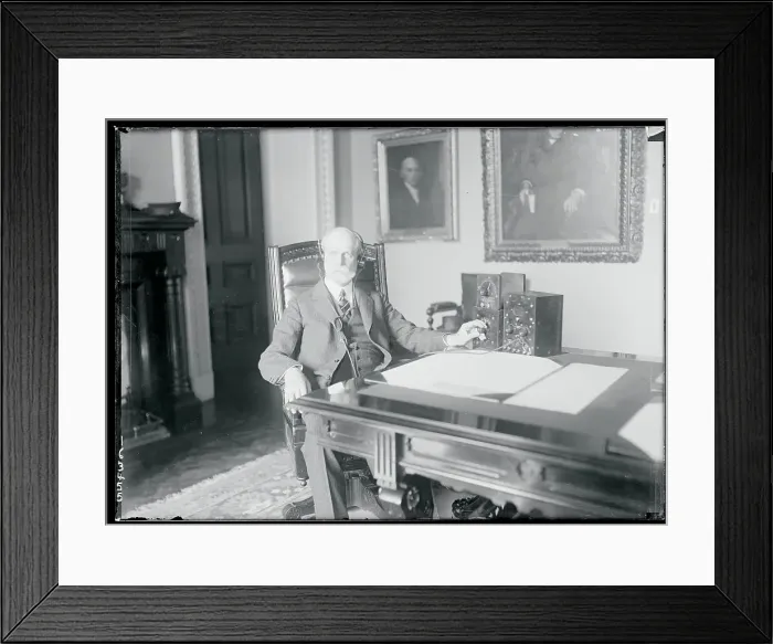 Framed Print : Charles E Hughes Listening to Radio Framed Print : Charles E Hughes Listening to Radio