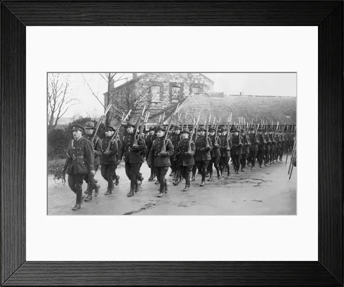 Framed Print : Irish Republican Army Entering Victoria Barracks Framed Print : Irish Republican Army Entering Victoria Barracks