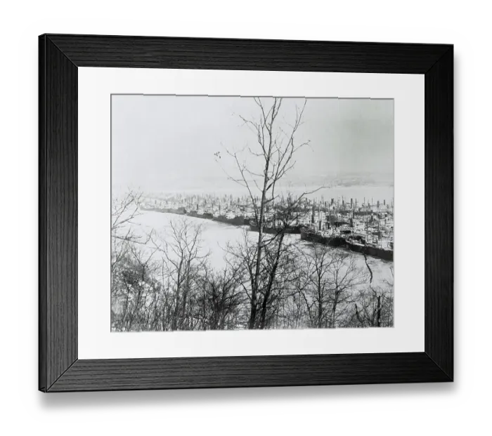 Framed Print : Shipping Board Vessels on Hudson River Framed Print : Shipping Board Vessels on Hudson River